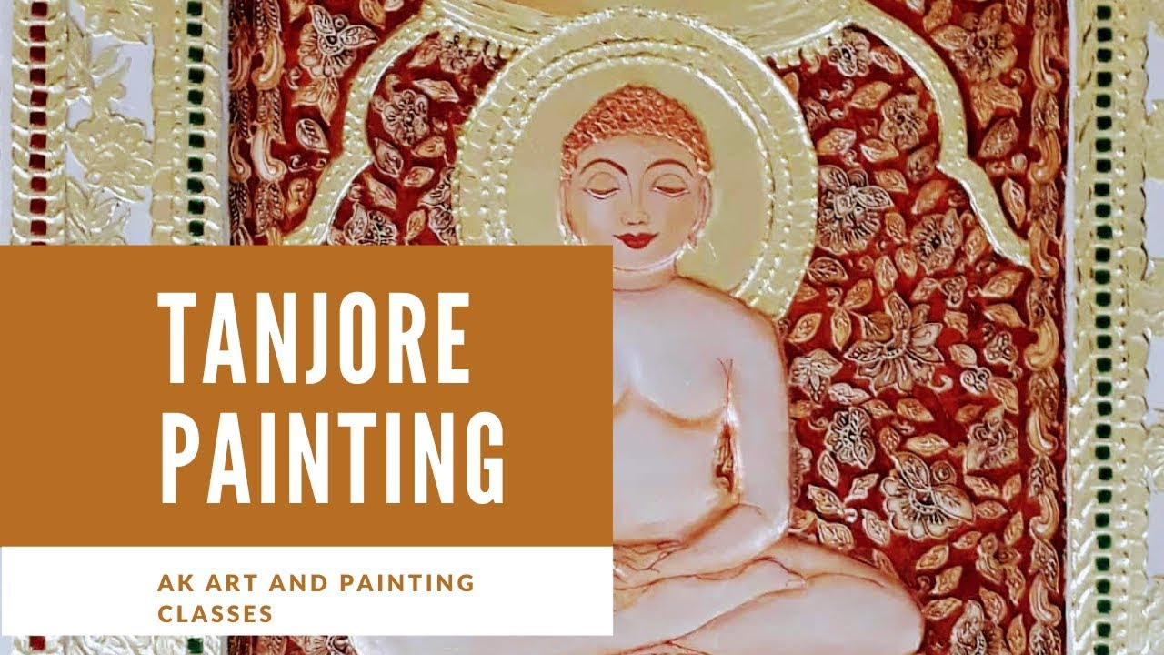 Tanjore Painting|How To Make Tanjore Board| Tips On Tanjore| AK Art And Painting Classes Art and
