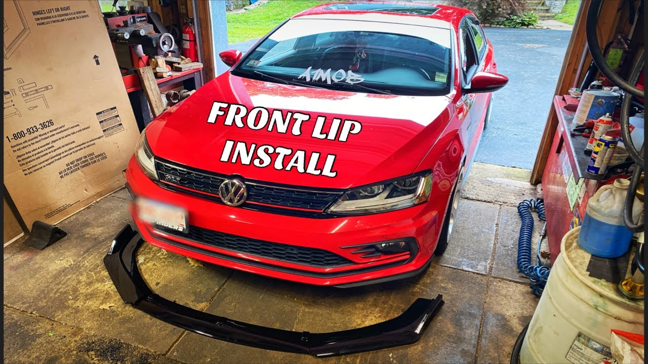 HOW TO INSTALL A VW GLI FRONT LIP MK6