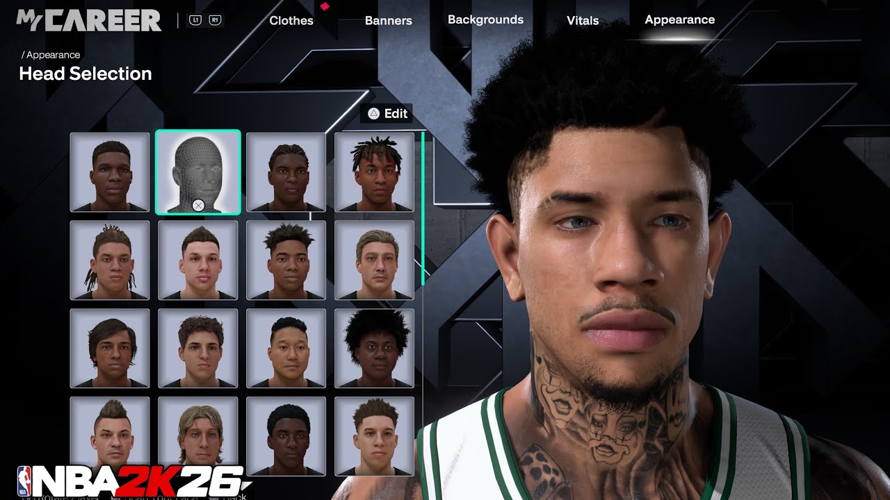 *NEW* BEST DRIPPY FACE CREATION TUTORIAL in NBA 2K26 • BEST COMP STAGE FACE CREATION NBA 2K26