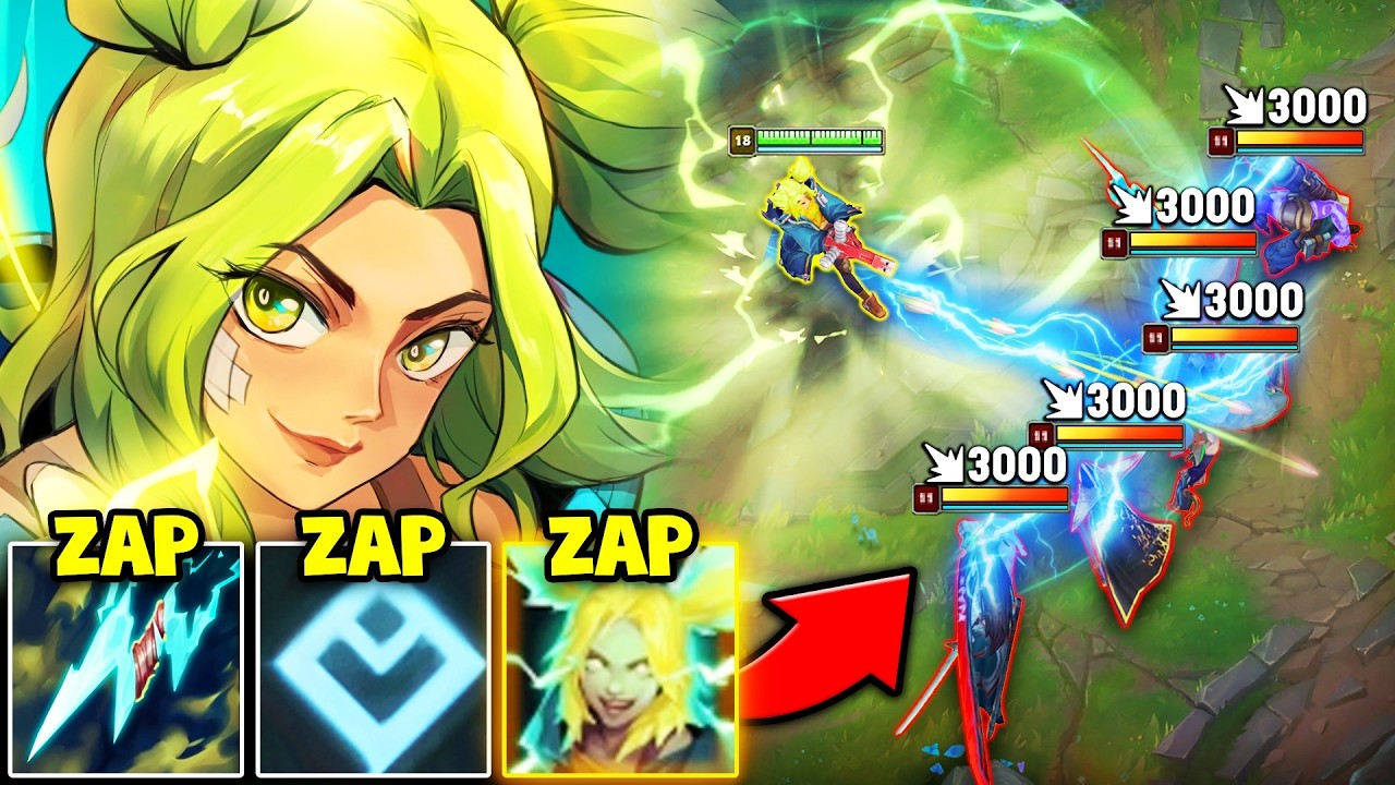TRIPLE ZAP ZERI TURNS YOUR HEALTH BAR TO DUST! (SHIV + HEXTECH SOUL = DELETED)