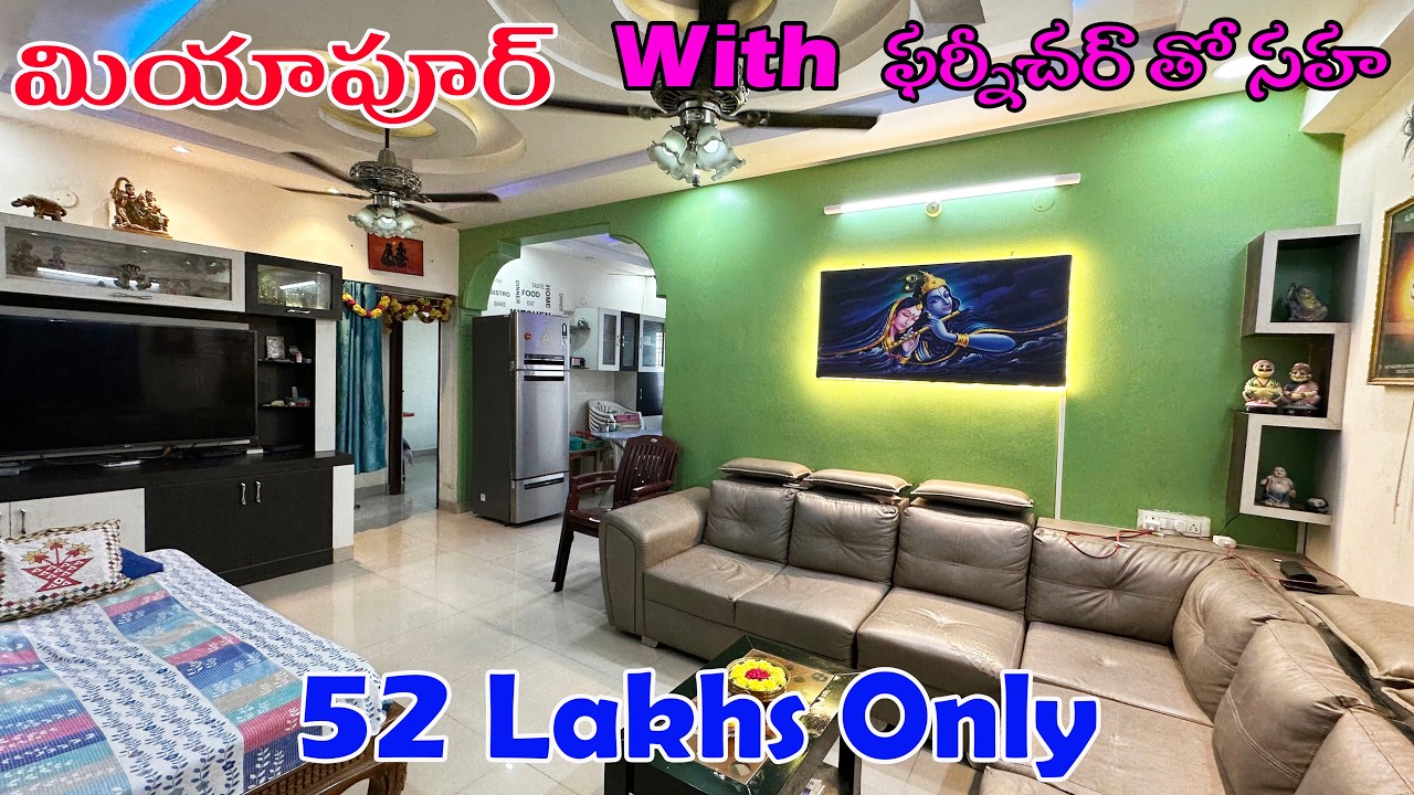 2BHK flat for sale Miyapur (p928) || penthouse||number.. 6281118626 ||#miyapur 