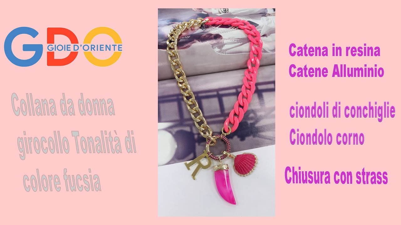 Come realizzare Collana da donna girocollo con catena in resina | GDO gioiedoriente