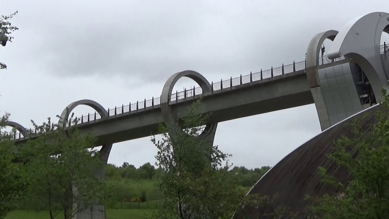 Falkirk Wheel Scotland 2021.  Фолкеркское колесо, Шотландия, 2021 год.