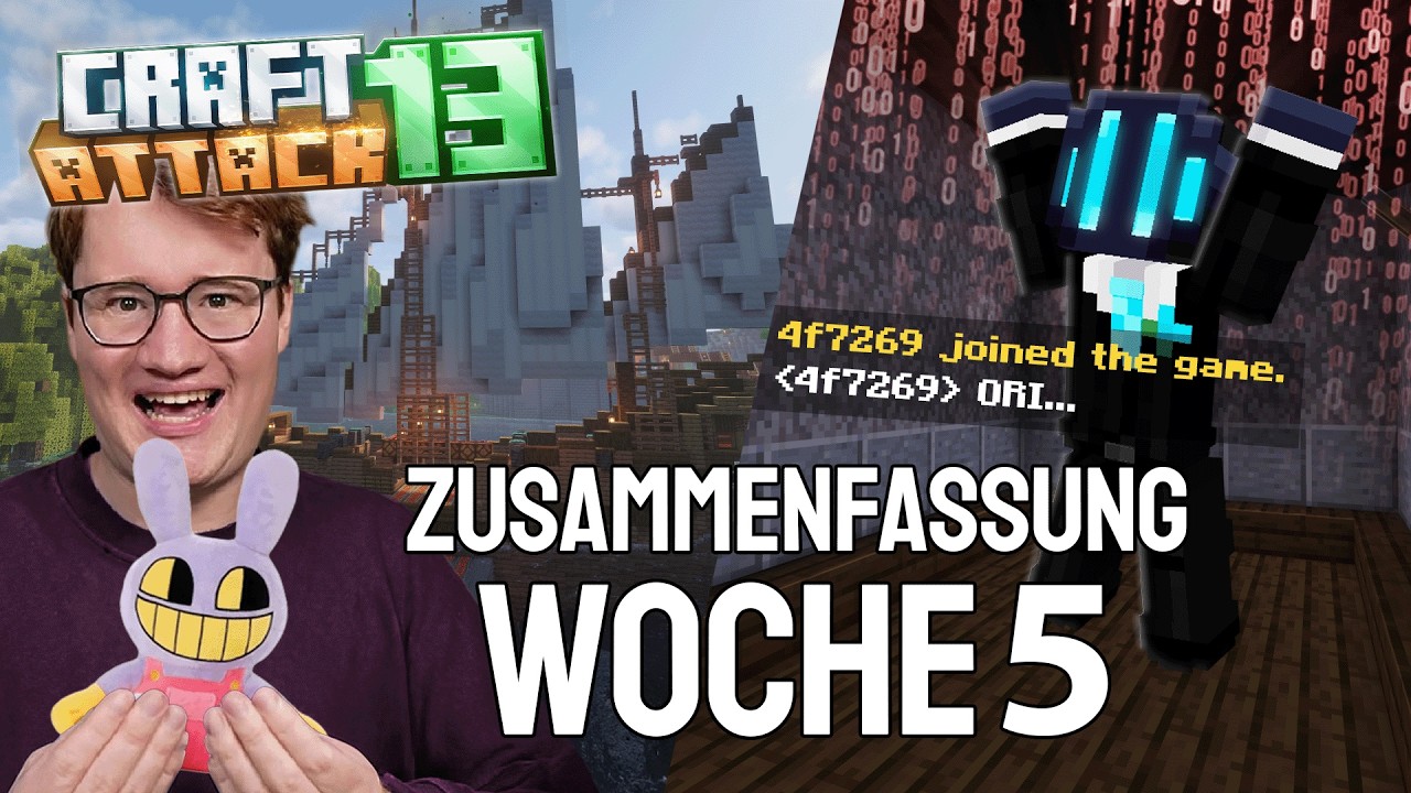 Craft Attack 13 Komplette Woche 5 ZUSAMMENFASSUNG - Jeder Teilnehmer Urutox