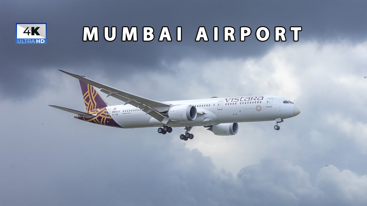 Mumbai Airport | Close shots | Mumbai Plane Spotting | Plane Spotting 2024 | MEGA Compilation 4K UHD