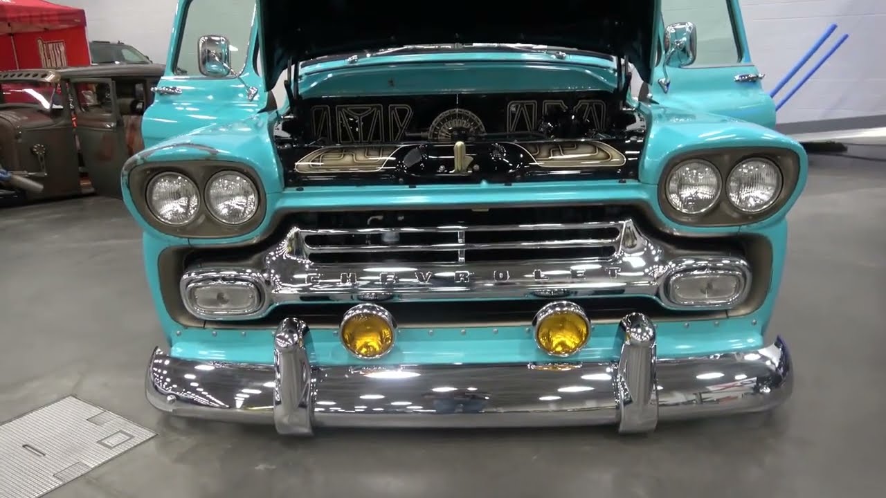 Coastal Virginia Auto Show 1958 Chevy Apache CVAS Dreangoatinc Hot Rod Custom and Classic Car Videos