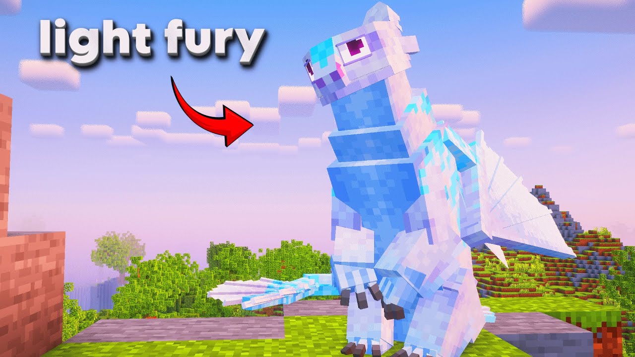 Light Furies are HERE! - Minecraft Dragons
