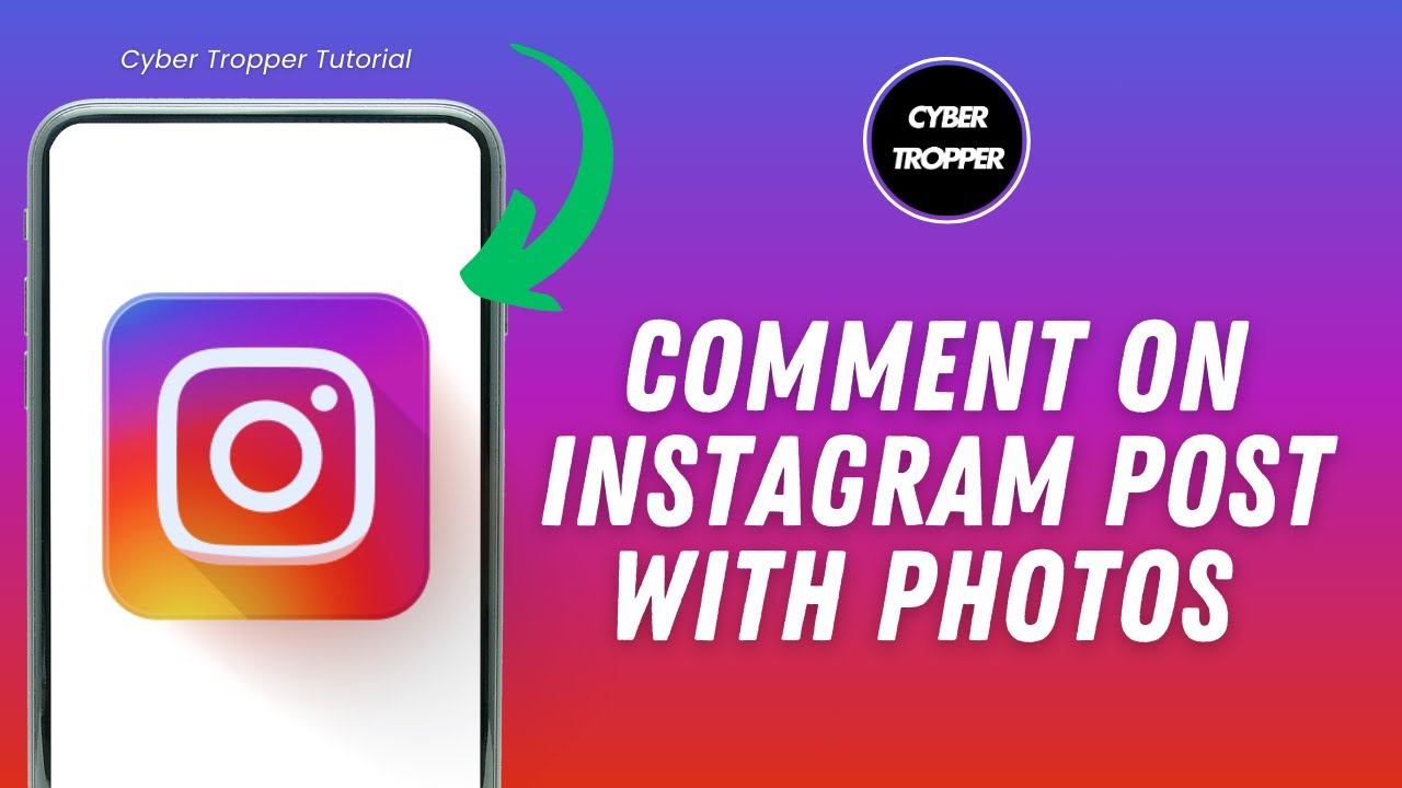 How To Comment On Instagram Post With Photo