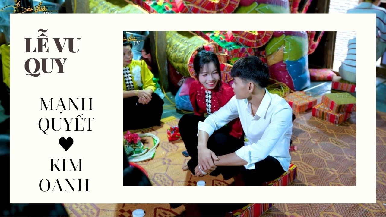 TOÀN CẢNH LỄ VU QUY - KIM OANH & MẠNH QUYẾT | BẢN HẬU - CHIỀNG KHOANG - QUỲNH NHAI