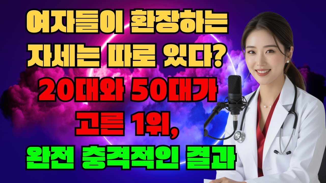 여자들이 환장하는 자세는 따로 있다 20대와 50대가 고른 1위 충격적인 결과