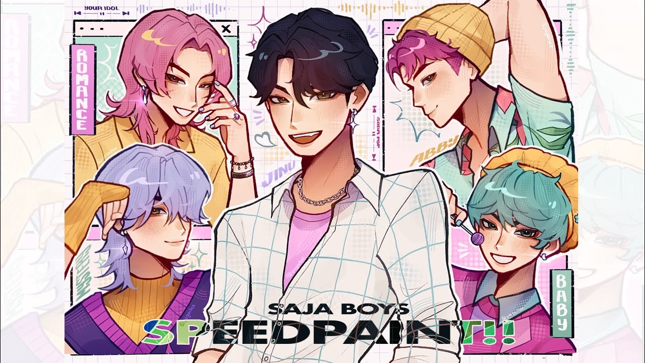 ♬ SAJA BOYS SPEEDPAINT // KPDH !!