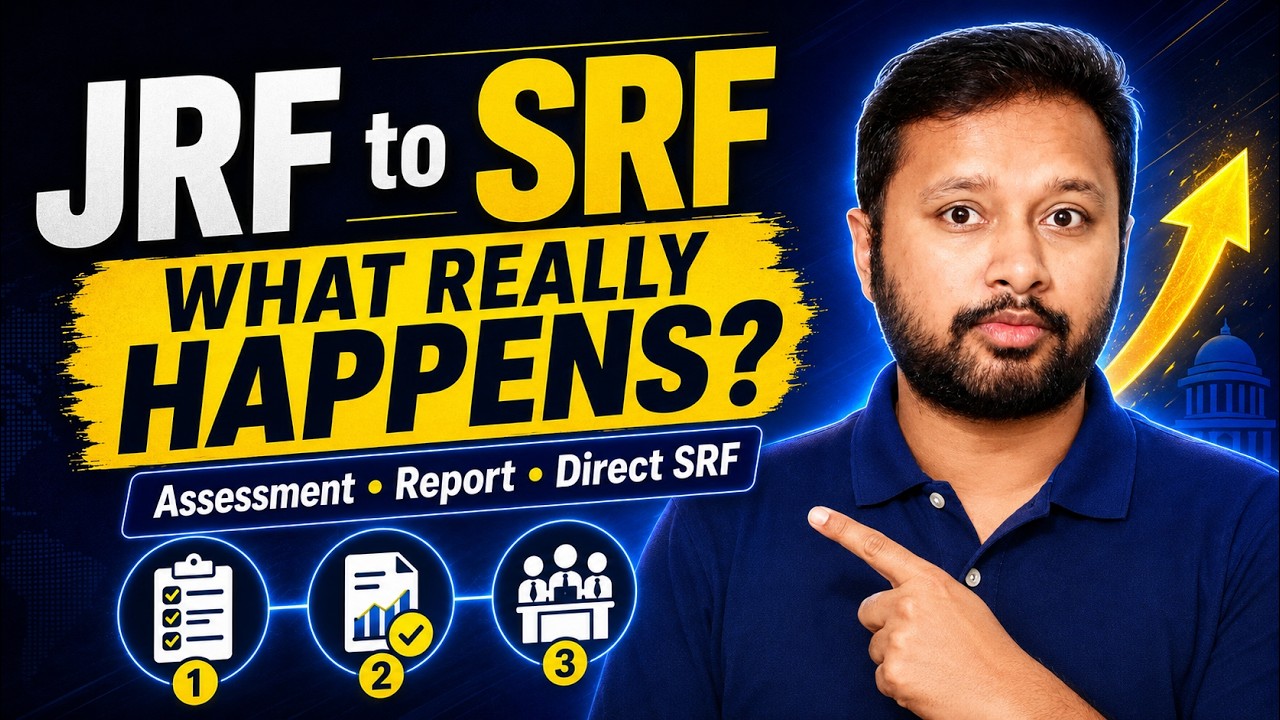 Перевод с JRF на SRF: оценка, отчет о прогрессе и прямой SRF | Всё о научном исследовании