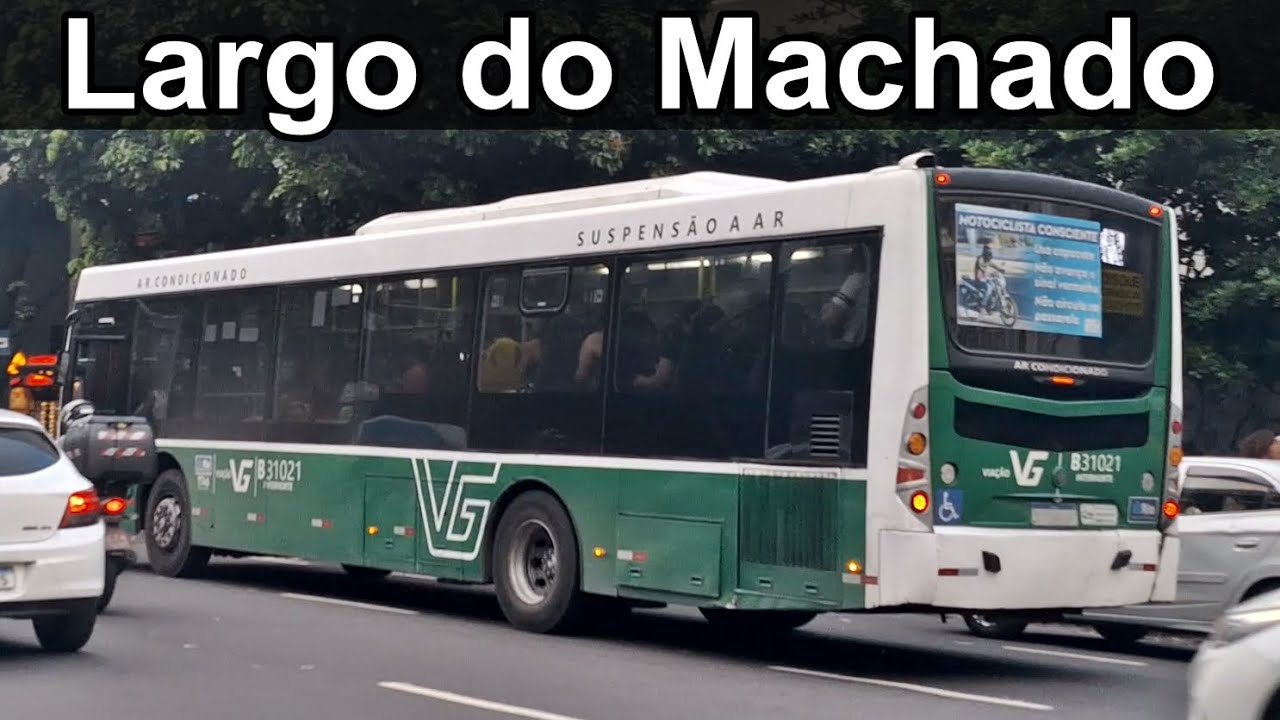 Largo do Machado - Ônibus urbano em movimentação no Rio de Janeiro #bus #riodejaneiro