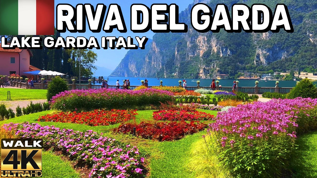RIVA DEL GARDA ITALY WALKING TOUR, HERE'S THE LATEST SITUATION IN JULY 2023 4K 60FPS