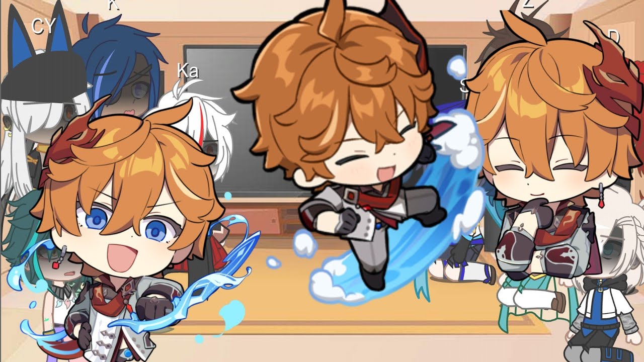 Genshin boys react to Childe 🐋🐳 (ZhongChi)