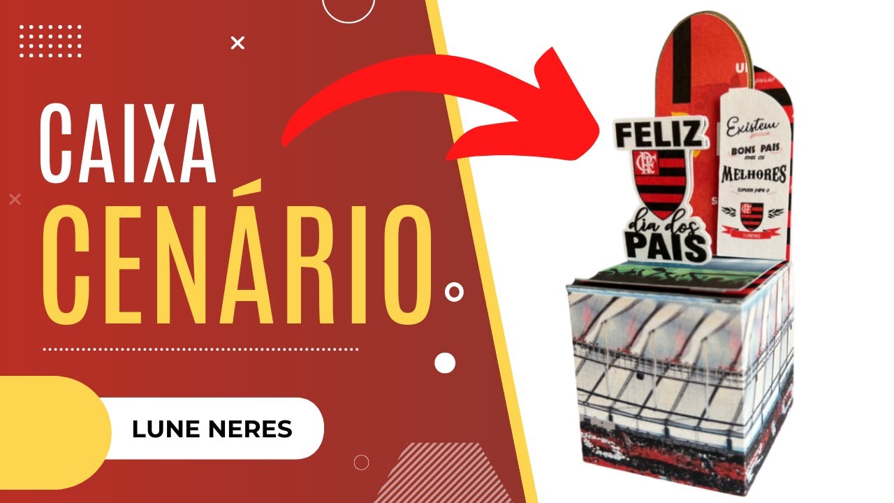 CAIXA CENÁRIO NA TESOURA E SILHOUETTE | PASSO A PASSO