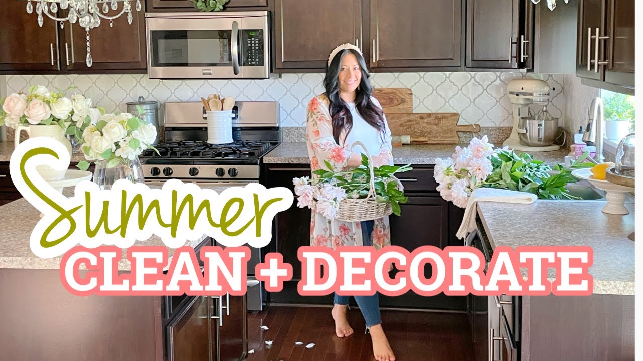 SUMMER CLEAN AND DECORATE 2021! | DECORATE WITH ME | HOME DECOR IDEAS 2021 | @ Ashlei J Aaron