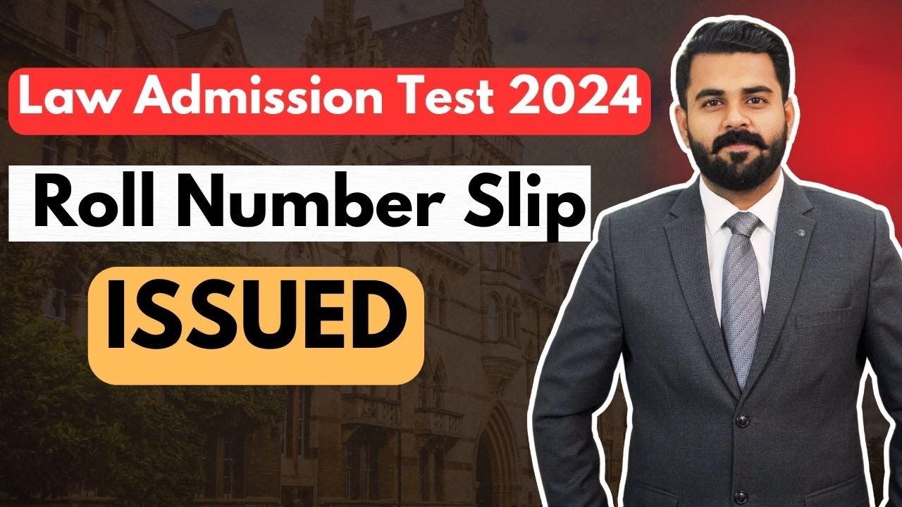 Roll Number Slip LAT 2024 | The Law Channel