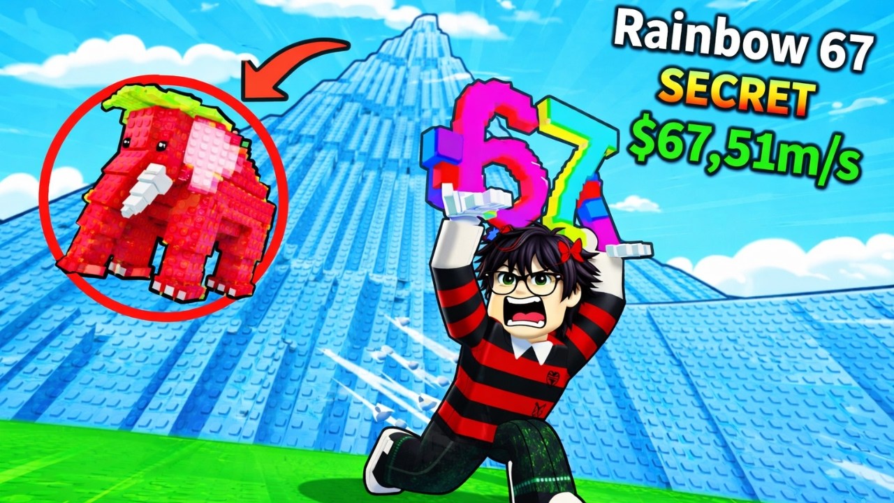 a CADA PULO eu CONSIGO BRAINROTS MELHORES no ROBLOX