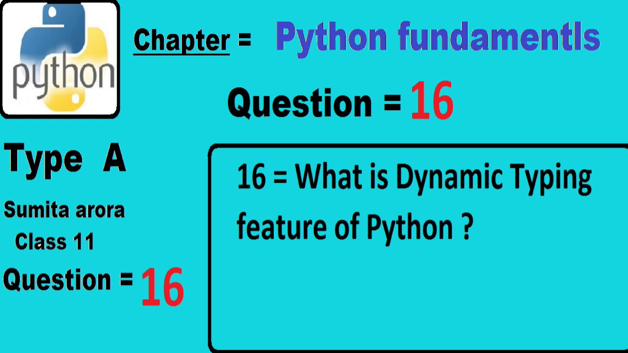 What is Dynamic Typing feature of Python ?