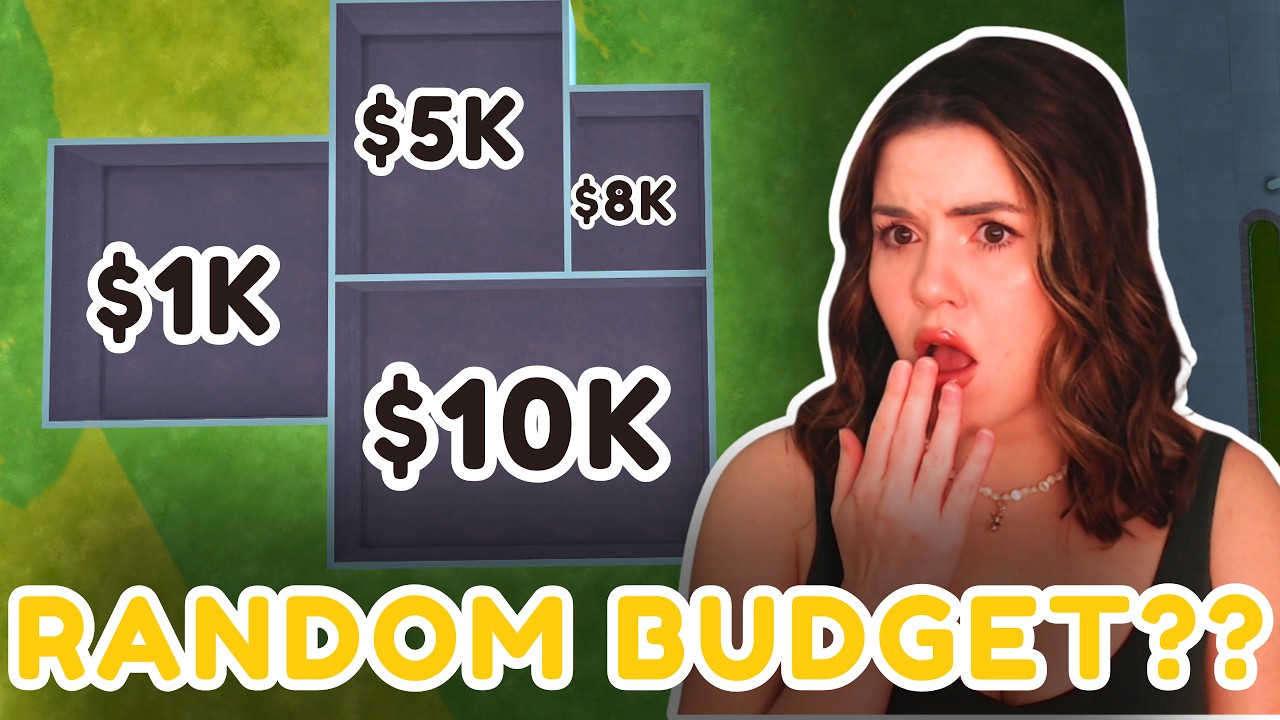 У каждой комнаты СЛУЧАЙНЫЙ бюджет&hellip; | Строительный челлендж в The Sims 4