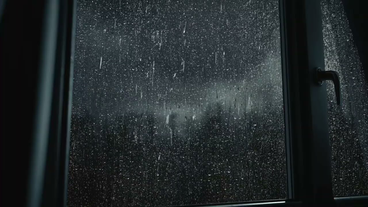 Peaceful Rainy Night Piano - Warm Bedroom Music for Stress Relief, Anxiety Ease, and Meditation
