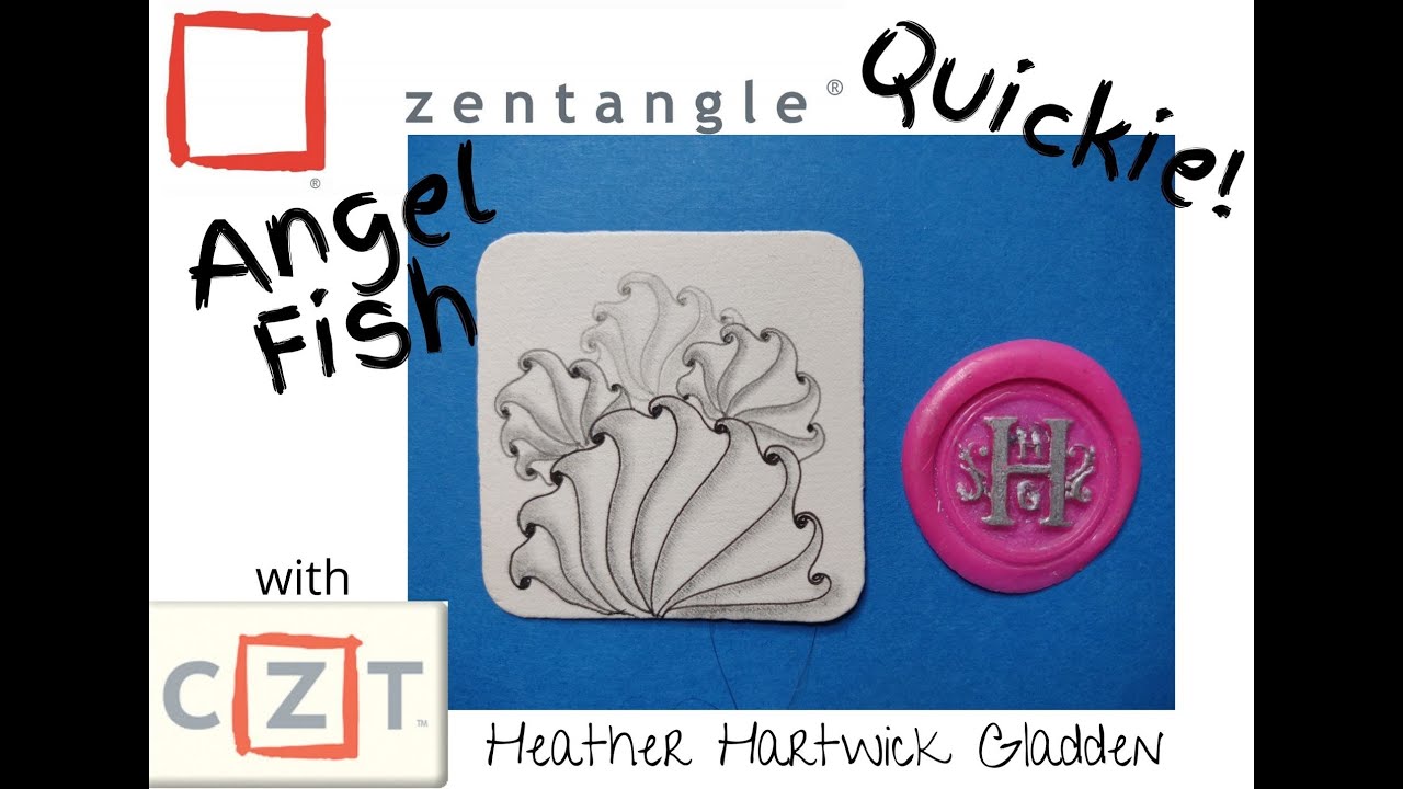 Zentangle® Quickie: Angel Fish