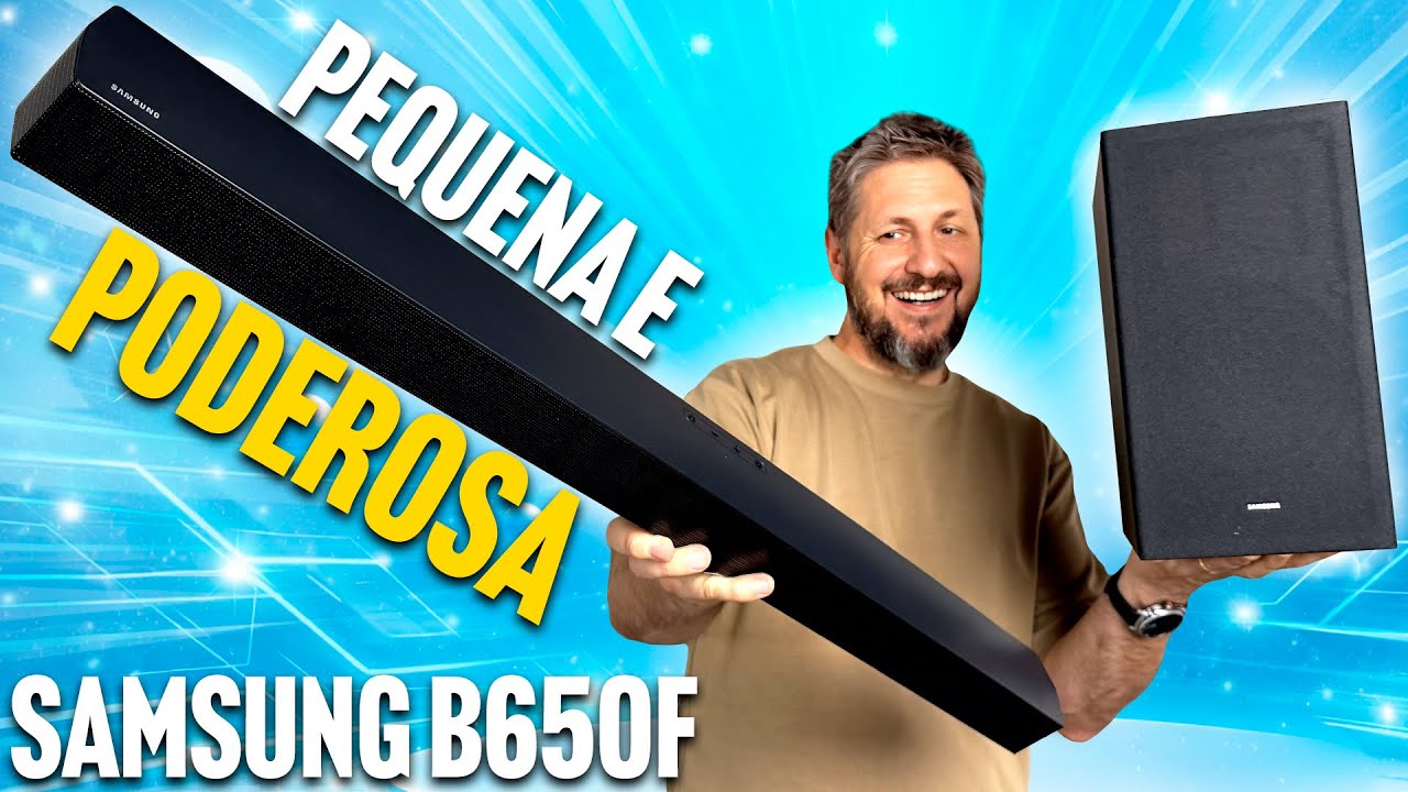 Soundbar potente e barata! Testamos A Samsung B650F com 3.1 canais e 370W