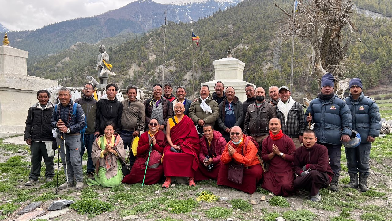 Documentary Yongyur Mingyur Rinpoche in Manang Shakong | Milarepa Cave