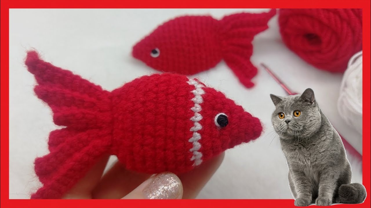 Very Easy🔔Luna nın Tığ İşi Oyuncakları ❗ Amigurumi (Tığişi) Örgü Balık Yapımı|Crochet Fish Tutorial