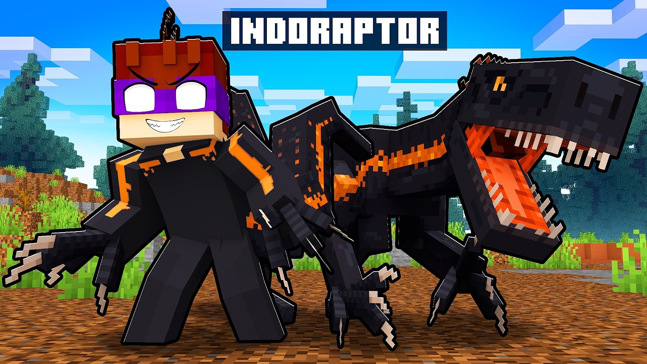 JOGANDO como um INDORAPTOR no Minecraft! ‹ DONAT3LO ›