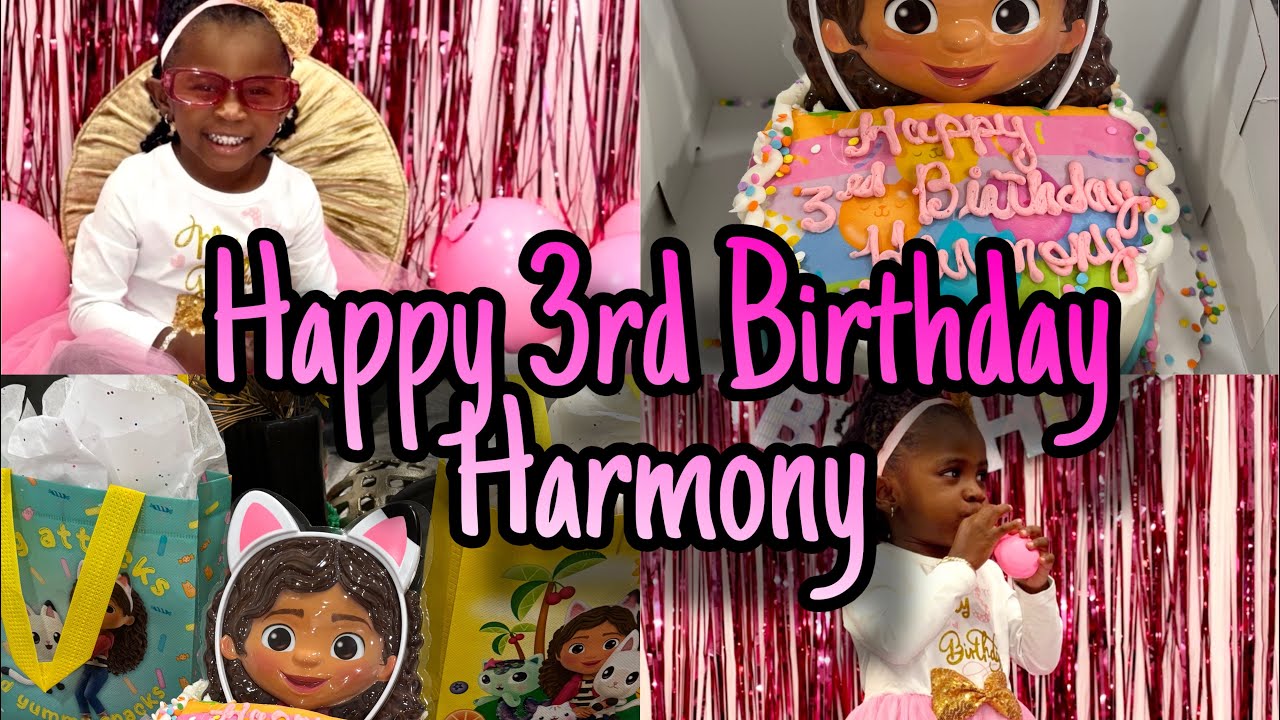 SPEND THE DAY W/ US | HARMONY’S 3RD BDAY CELEBRATION 🥳