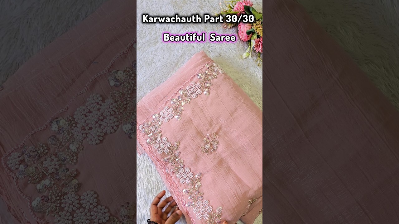 meesho 💕 Handwork saree .. meesho saree ... 