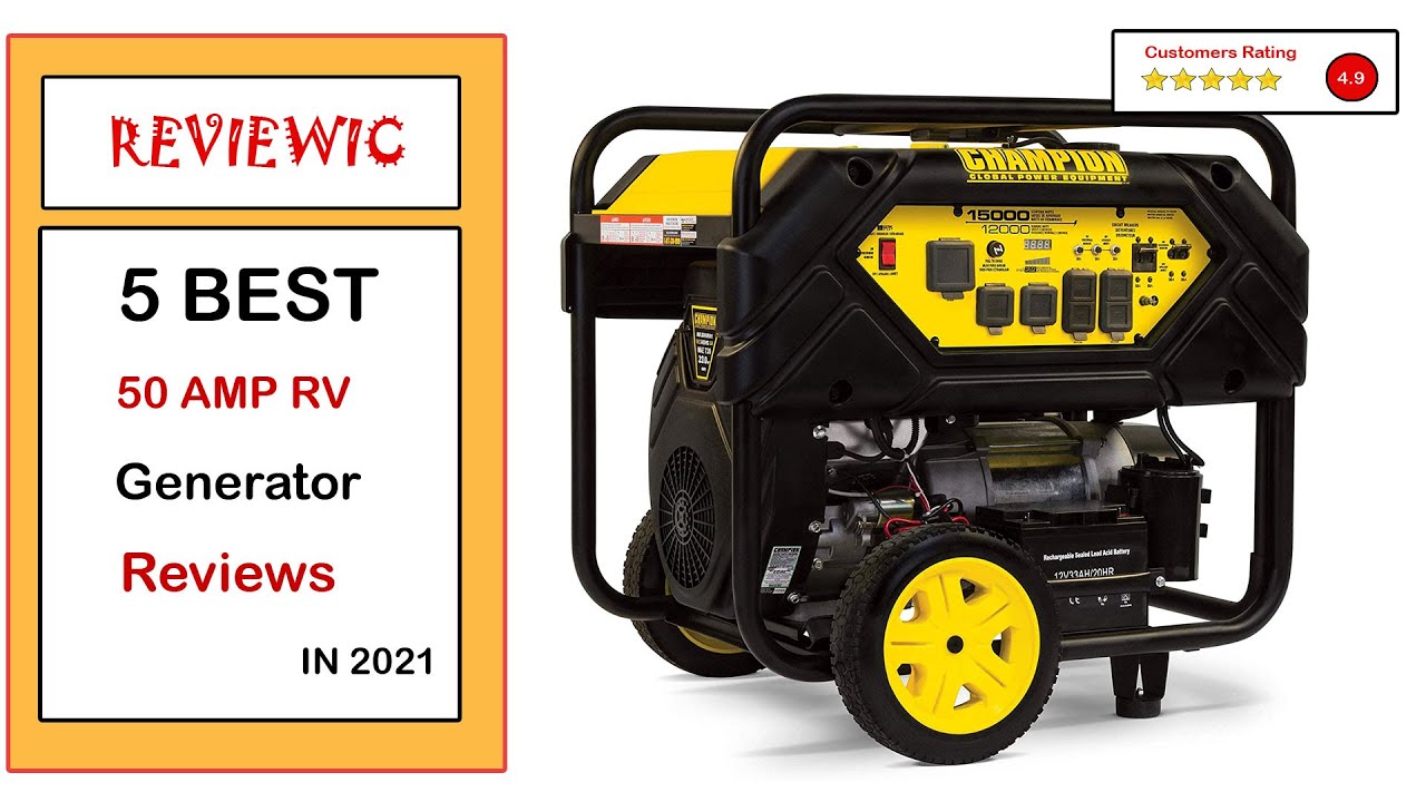 ✅ Best Portable Generator for 50 AMP RV in 2023 ✨ Top 5 Tested & Buying Guide