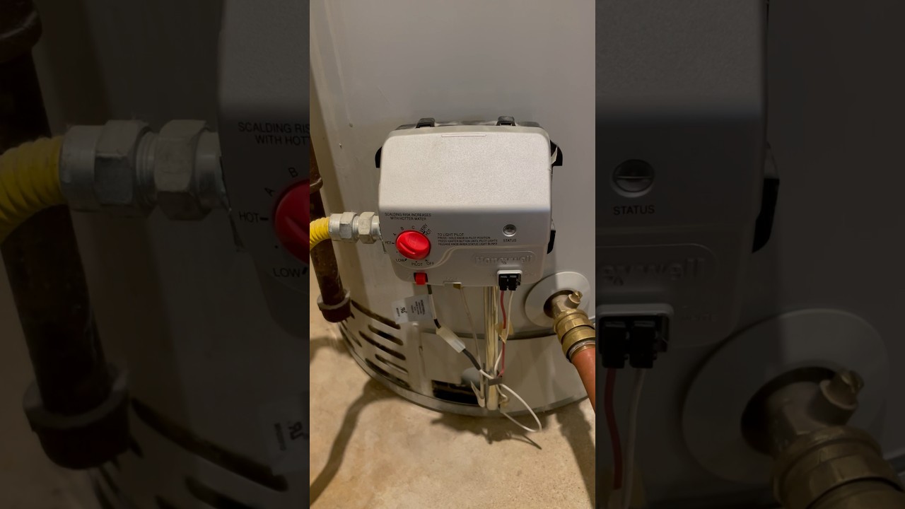 🛠 Replacing a gas valve on a Bradford White water heater from 2011.