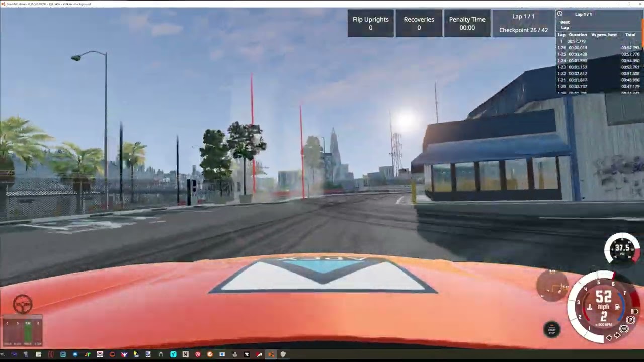 1:37.300 Garage Gauntlet WR (BeamNG.Drive)
