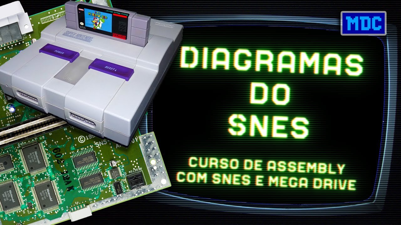 Estudando o Snes por DENTRO com os Diagramas de Bloco e Esquemáticos.
