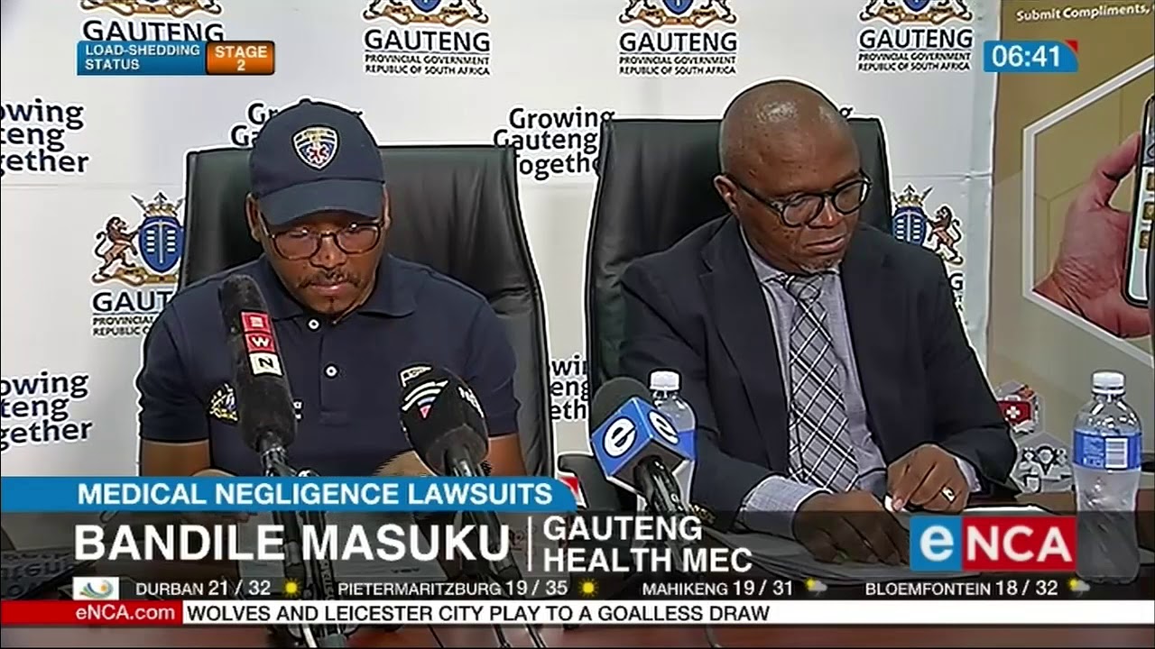 Medical negligence lawsuits amounting to some R330 million