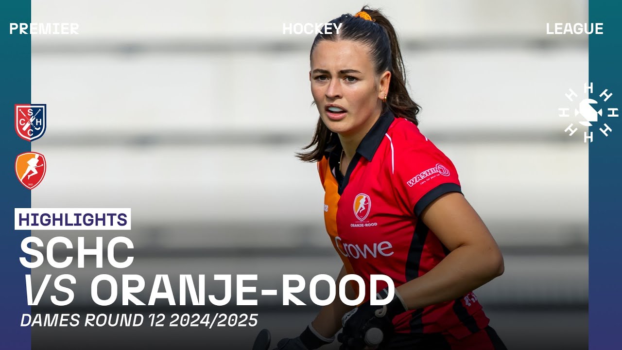 SCHC - Oranje-Rood 🏑 Tulp Hoofdklasse Dames ‘24/’25 RONDE 12 | Samenvatting
