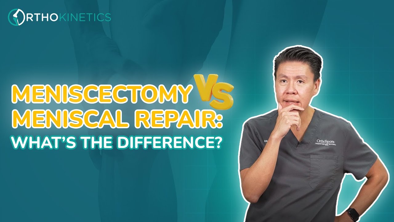 The difference between Meniscectomy and Meniscal Repair | Knee Specialist Dr Sean Leo Explains