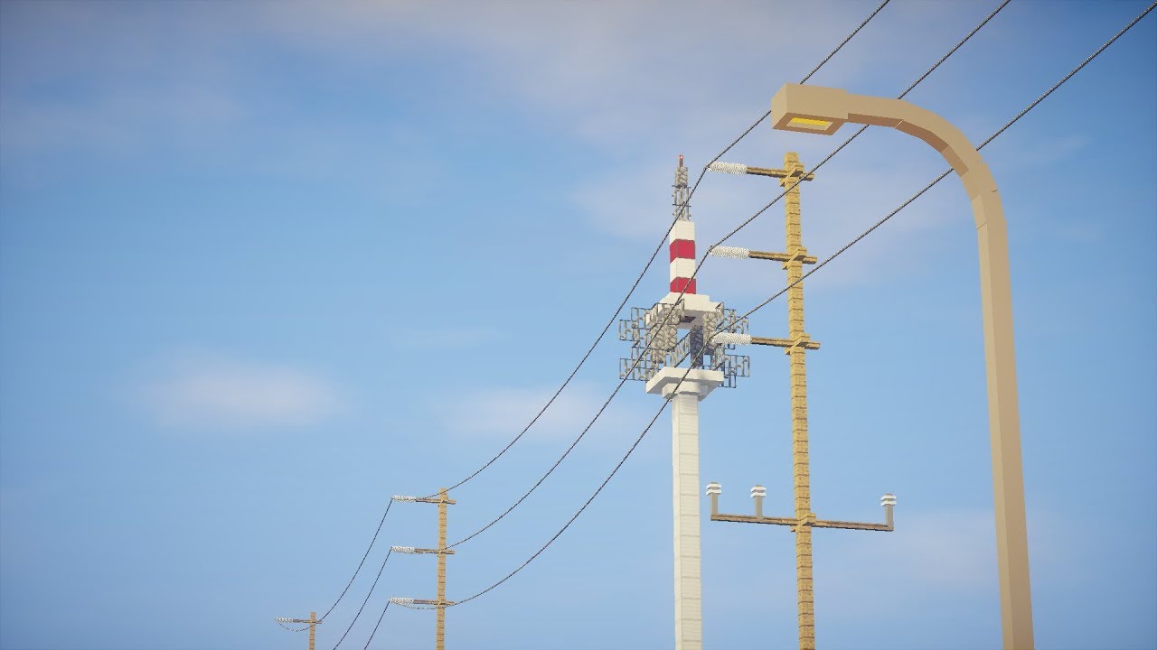 ЭНЕРГЕТИЧЕСКИЕ ЛИНИИ В MINECRAFT 3