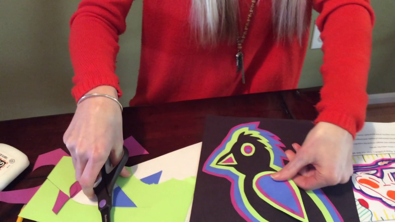 6th Grade Paper Molas (Decorating with balance, unity, variety, and repetition)