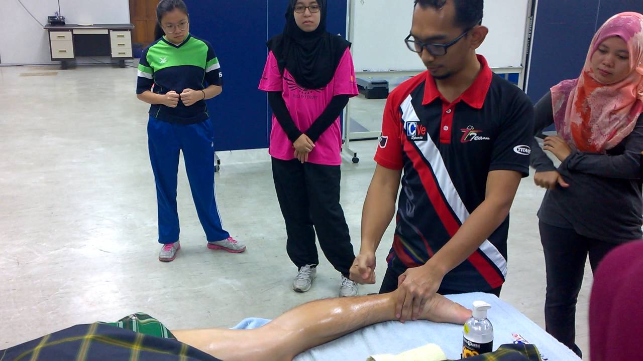 USM 2016 - KURSUS SPORT MASSAGE (LOWER LIMBS PART 1)