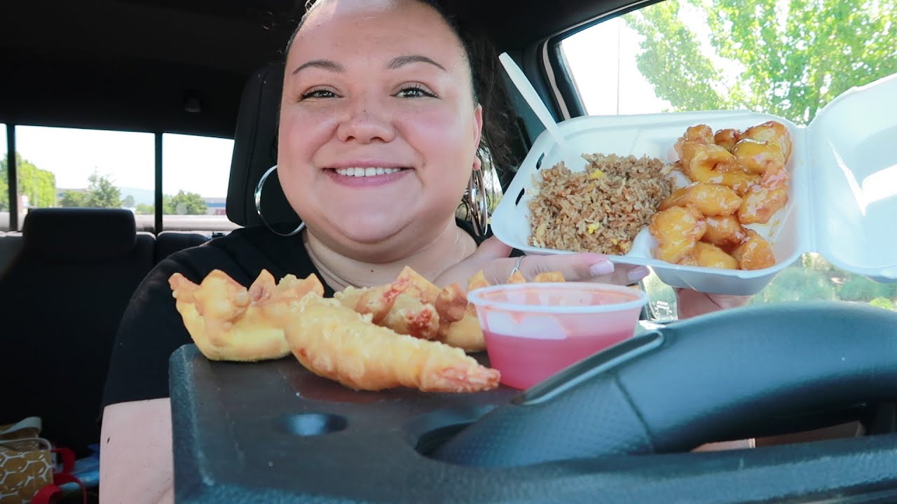 Orange Chicken, Crab Rangoons, Chinese Food Mukbang