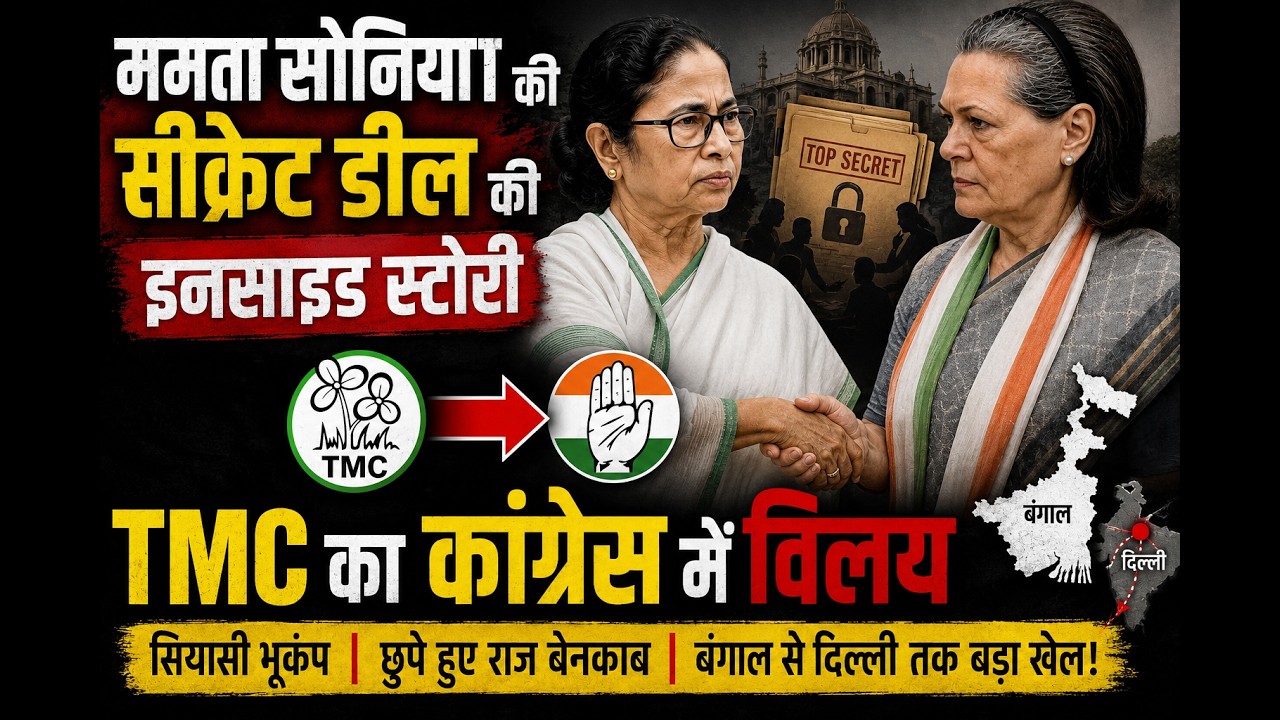 Mamata Banerjee's Big Claim Sparks TMC-Congress Merger Buzz |Major Political Upheaval?| public news