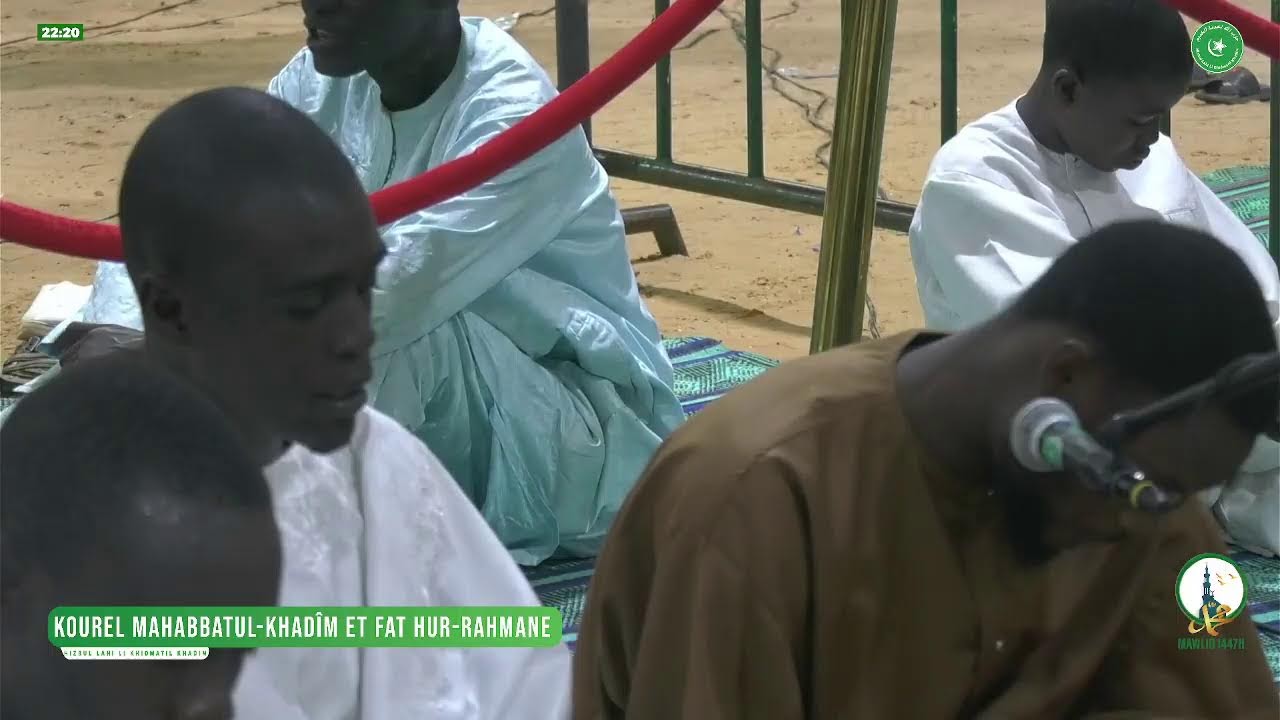 GAMOU 1447H : Kourel Khassaides Mahabbatul-Khadîm et Fathur-Rahmane