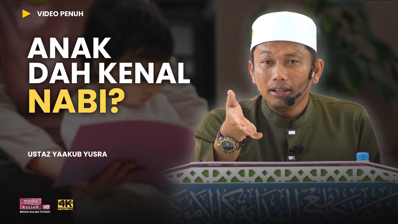 Anak lebih kenal CRISTIANO RONALDO dari kenal RASULULLAH 🤦🏻 | Ustaz Yaakub Yusra