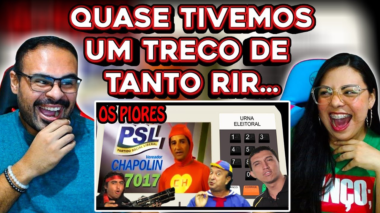 REACT FALA DE TUDO 🔴 Os Mais Engraçados e Bizarros Candidatos do Brasil! 2.0