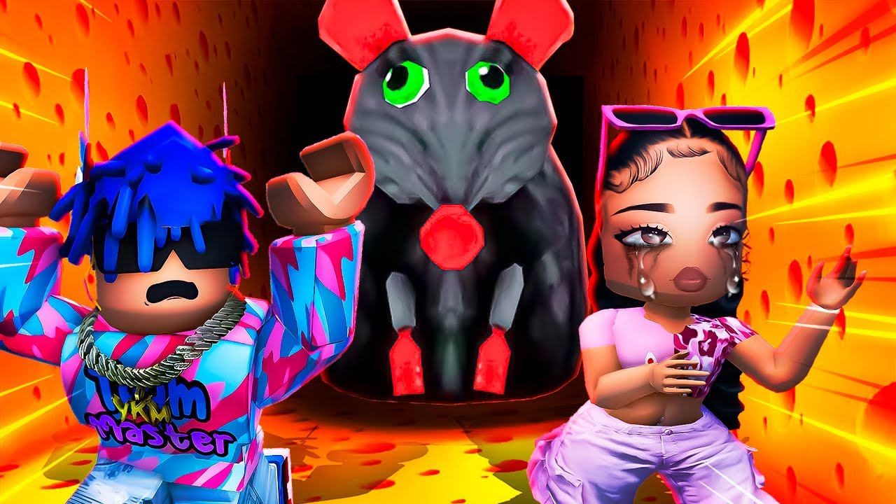 Can We SURVIVE THE SCARY RAT... ROBLOX CHEESE ESCAPE!