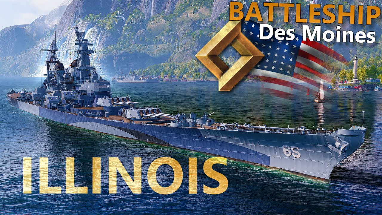 ILLINOIS | Battleship Des Moines
